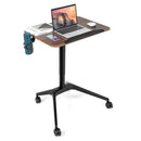 Pneumatic Standing Desk with Anti-fall Baffle and Cup Holder by LJGDeals