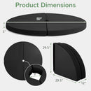 Pole Dance Crash Mat Round Portable Yoga Mat with EPE Foam by LJGDeals