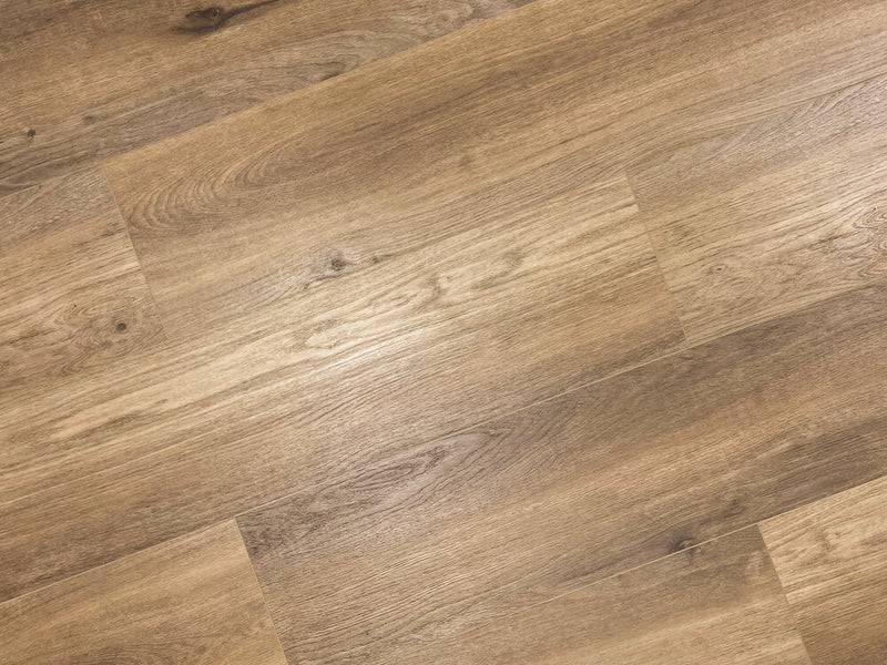 Poligon SPC Textured/EIR 9"x60" Vinyl Flooring 8mm - Grade Brown