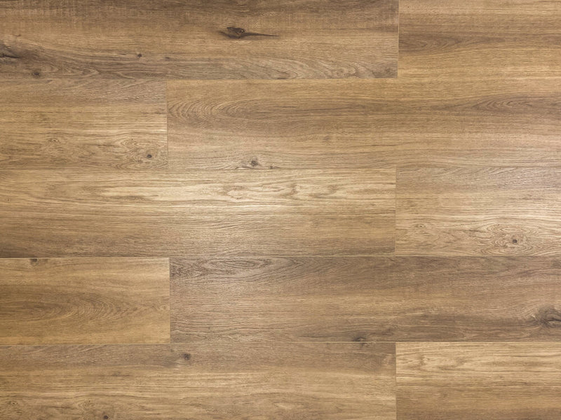 Poligon SPC Textured/EIR 9"x60" Vinyl Flooring 8mm - Grade Brown