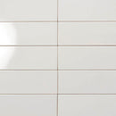 White 4x12 Matte Ceramic Subway Tile (34 pack, 10.4 sq ft/case) - Sample