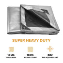 14’ x 16’ Super Heavy Duty Poly Tarp by White Duck Outdoors