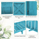 Poly Wood Elevated Planter Box with Legs Storage Shelf Drainage Holes by LJGDeals