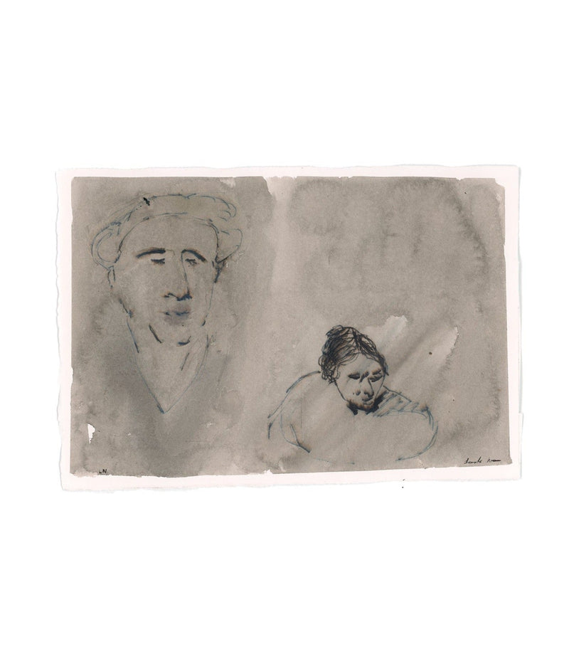 Pondering Faces - Artist's Original Artwork