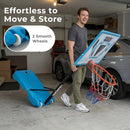 Pool Basketball Hoop with Adjustable Height and Weighted Base by LJGDeals
