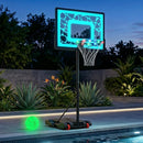 Adjustable Pool Basketball Hoop with LED Lights by LJGDeals