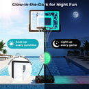 Adjustable Pool Basketball Hoop with LED Lights by LJGDeals