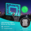Adjustable Pool Basketball Hoop with LED Lights by LJGDeals