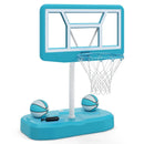 Pool Basketball Hoop Set with 2 Balls and Pump by LJGDeals