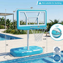 Pool Basketball Hoop Set with 2 Balls and Pump by LJGDeals
