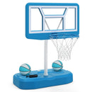 Pool Basketball Hoop Set with 2 Balls and Pump by LJGDeals