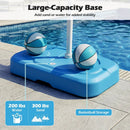 Pool Basketball Hoop Set with 2 Balls and Pump by LJGDeals