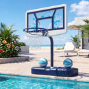 Pool Basketball Hoop Set with 2 Balls and Pump by LJGDeals