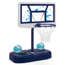 Pool Basketball Hoop Set with 2 Balls and Pump by LJGDeals