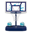 Pool Basketball Hoop Set with 2 Balls and Pump