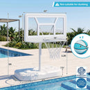Pool Basketball Hoop Set with 2 Balls and Pump by LJGDeals