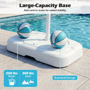 Pool Basketball Hoop Set with 2 Balls and Pump by LJGDeals