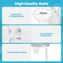Pool Basketball Hoop Set with 2 Balls and Pump