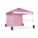 10 x 10 Feet Foldable Commercial Pop-up Canopy with Roller Bag and Banner Strip by LJGDeals
