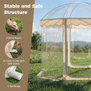 Pop Up Bubble Tent 10x10 FT for 8-10 People Weatherproof Pod with 540¬∞ Panoramic Clear PVC by LJGDeals