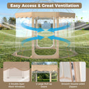 Pop Up Bubble Tent 10x10 FT for 8-10 People Weatherproof Pod with 540¬∞ Panoramic Clear PVC