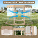 Pop Up Bubble Tent 10x10 FT for 8-10 People Weatherproof Pod with 540¬∞ Panoramic Clear PVC by LJGDeals