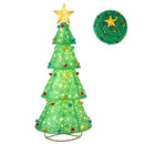 Pop-Up Christmas Tree with 200 Warm White LED Lights for Indoors & Outdoors by LJGDeals