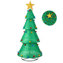 Pop-Up Christmas Tree with 200 Warm White LED Lights for Indoors & Outdoors by LJGDeals