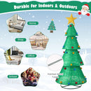 Pop-Up Christmas Tree with 200 Warm White LED Lights for Indoors & Outdoors by LJGDeals