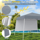 8 X 8 Feet Pop up Canopy Tent with 1 Sidewall and Portable Backpack by LJGDeals