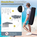 8 X 8 Feet Pop up Canopy Tent with 1 Sidewall and Portable Backpack by LJGDeals