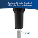 Professional Pressure-Regulating Spray Heads with Flush Caps