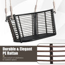 Hanging Rattan Porch Swing Chair with Cushions by LJGDeals