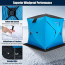 Portable 2 Person Ice Shanty with Cotton Padded Walls by LJGDeals