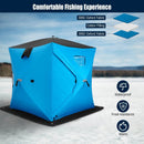Portable 2 Person Ice Shanty with Cotton Padded Walls by LJGDeals