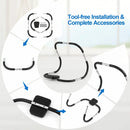 Portable AB Trainer with Headrest and Foam Handles by DirectDeals