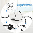 Portable AB Trainer with Headrest and Foam Handles by LJGDeals