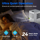 8000 BTU Portable Air Conditioner with Dehumidifier by DirectDeals