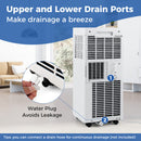 8000 BTU Portable Air Conditioner 3 in 1 AC Unit with Fan and Dehumidifier by DirectDeals