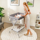 Portable Baby Changing Table with 3-Level Adjustable Height by LJGDeals