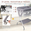 Portable Baby Changing Table with 3-Level Adjustable Height by LJGDeals