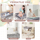 Portable Baby Changing Table with 3-Level Adjustable Height by LJGDeals