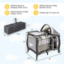 Portable Baby Nursery Center 4-in-1 Portable Travel Crib by LJGDeals