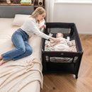Portable Baby Playard Folding Travel Crib for Infants with Soft Mattress