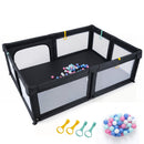 Baby Playpen with 50 Ocean Balls and Breathable Mesh