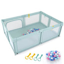 Baby Playpen with 50 Ocean Balls and Breathable Mesh