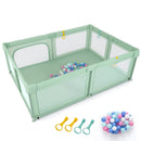 Baby Playpen with 50 Ocean Balls and Breathable Mesh by DirectDeals