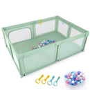 Baby Playpen with 50 Ocean Balls and Breathable Mesh