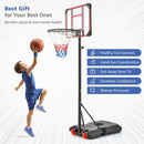 Basketball Hoop Stand 5 Feet-6.8 Feet Height Adjustable by LJGDeals