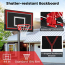 Portable Basketball Hoop with 7.5-10 FT Height Adjustable by LJGDeals
